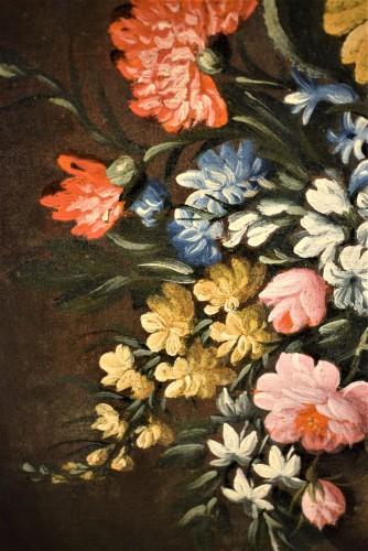 Pair of still lifes with floral compositions,  Giacomo Nani (Naples 1698-1755) - 